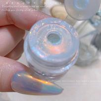 Aurora Colorful Chrome Nail Powder Moonlight Mirror Nail Glitter Pigment Metallic Effect Pigment UV Gel Polish Powder 1 bottle