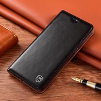 Xiaomi Note 10 Lite/Pro natūralios odos atverčiamas dėklas - Crazy Horse serija Note 2 gray