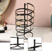 Earring Holder Display Stand 360° Rotating Iron Jewelry Rack Organizer for juoda