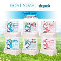 GOAT SOAP Australian Goat Milk Soap Variety 6-Pack
