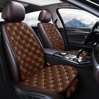 Auto Villus Seat Pad Protector Car Seat Covers Protector Winter Car Seat Cape Cushion Universal Car Front Rear Seats 1 Front bottom seat