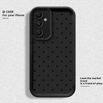 Telefono dėklas Samsung Galaxy A35 A36 A53 A54 A26 A32 A23 A34 A15 A16 A71 A72 A56 A12 A13 A51 A73 INS Maži taškeliai Galaxy A16 5G black