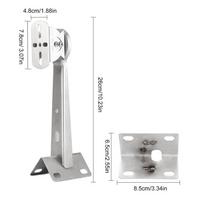 Security Camera Bracket stainless steel Wall Corner Mounting Bracket Holder Stand Adjustable Security Camera Pole Mount Adapter