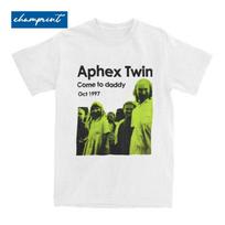 Aphex Twin Come To Daddy T Shirts Men Women's Pure Cotton Fun T-Shirts O Neck Tees Short Sleeve Tops Unique S juoda