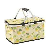 Gongziyu Foldable Insulated Picnic Lunch Bag geltona