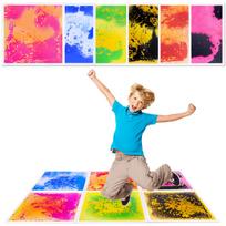 6PCS Autism Floor Tiles for Children - Special Education Classrooms Calming Environment Creating Tiles įvairiaspalvis