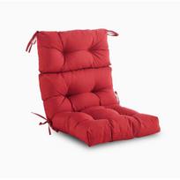 Atstumiantis vandenį lauko sulankstomos sodo sūpynės ir paplūdimio gulto pagalvėlė su integruota atramine dalimi. Three-Fold Standard (112*53cm) raudona