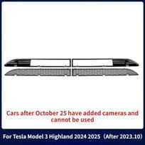 For Tesla Model 3 Highland 2024 2025 Lower Bumper Anti Insect Net Anti Dust Proof Inner Vent Grille Cover Car Insect-proof Net