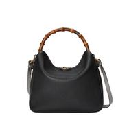 Gucci Diana Bamboo Detachable Adjustable Shoulder Strap Magnetic Closure Leather Crossbody Bag Medium Women bags Black 746124-UAAAY-1092 Printed,Basic Set (Bag+Dust Bag)