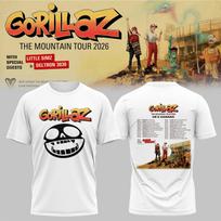 Gorillaz The Mountain Tour 2026 North America Edition All Over Print TShirt XL