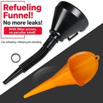 2-in-1 degalų piltuvė su filtru, snapeliu aliejui, vandeniui, degalams, benzino, dyzelino, benzino, automobiliui, motociklui, dviračiui, sunkvežimiui, keturračiui