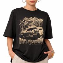 Vintage Lightning McQueen Shirt, Retro Disney Pixar Cars Movie Tee, Route 66 Radiator Springs T-Shirt, Cars Movie Fan Gift L