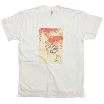 Ohara Koson Bird on Branch T-Shirt Vintage Japanese Art S