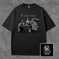 Medieval Inquisition T-Shirt: I Am Fine Tee, Marginalia, Dark Humor Clothing 2XL