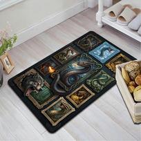 Mythical Creatures Gallery Pattern Rug Floor Mat for Living Room or Bedroom Soft and Comfortable Carpet a Gift for Birthday and Holiday. 40x60cm( 15x23in ) įvairiaspalvis