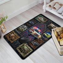 Emergency Vehicle Evolution Pattern Rug Floor Mat for Living Room or Bedroom Soft and Comfortable Carpet a Gift for Birthday and Holiday. 40x60cm( 15x23in ) įvairiaspalvis