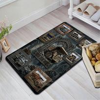 Industrial Truck Art Rug Pattern Rug Floor Mat for Living Room or Bedroom Soft and Comfortable Carpet a Gift for Birthday and Holiday. 40x60cm( 15x23in ) įvairiaspalvis
