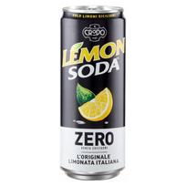 Gazuotas gėrimas lemon soda zero 330ml - fondi di crodo