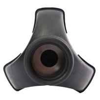 Leg Walking Stick Protect Cover Tripod Shaped Tip End Bottom Cap Replacement Non-slip Pad juoda