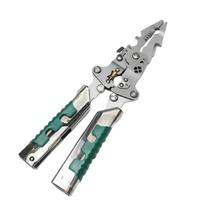with Voltage Test Foldalbe Wire Stripping Pliers Folding Electrician Pliers Safe Crimping Pliers