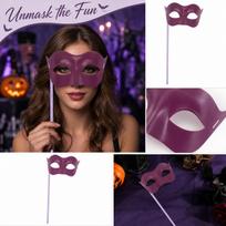 Halloween Light Up Handheld for Masquerade Costume Party One Size