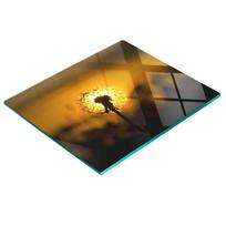 Decorative Kitchen Board Tempered Glass For Cutting Dandelion 60X52 Cm