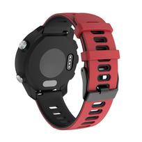 22mm Strap For Xiaomi Mibro Watch X1 A1 Watchband Bracelet For Mi Bro Lite2 A2 C3 Smartwatch Replacement Silicone Watch Band 22mm Width raudona juoda spalva