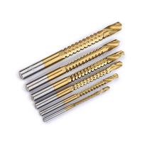 Serrated Side Cutting Drill Bit Woodworking Tools 3-8mm Hole Holesaw Tool Serrated Cutting Drill Bits for Metal & Plastic