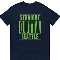 Seattle Football Shirt, Comfy Game Day Tee, Short-Sleeve Unisex T-Shirt XL