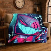 3D Animacinis H-Hazbin Hotel Charlie Flanelinis pledas Minkštas Šiltas Mesti pledas Miegamajam Svetainei Lovai Kelionei Stovyklavimui Iškylai 75x90cm