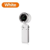 Folding Handheld Fan Type-C Rechargeable Desktop Air Cooler 5 Speed Fan Control Digital Display Electric Fan For Outdoor Travel