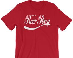Enjoy Beer Pong - Unisex T-Shirt M