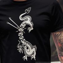 Funny Sushi Dragon Graphic Tee | Japanese Food T-Shirt S