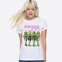 Shreks and the City Funny T-Shirt, Men's Women's Sizes Tee (DSN-92391) 2XL