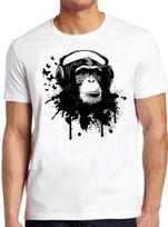 Monkey Business Funny Slogan Animal Headphones Birthday Gift Tee T Shirt M485 M