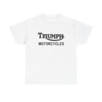 Triumph Motorcycles Marškinėliai Senovinis Logotipas Harley Biker Unisex Storo Medvilnės Marškinėliai XL gray