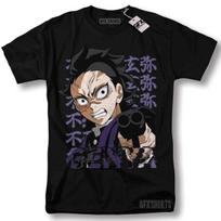 Genya Shinazugawa Demon Slayer Shirt Anime Manga Tanjiro no Yaiba T-Shirt L
