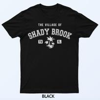 The Village of Shady Brook Classic Style Palm Trees Design T-Shirt S