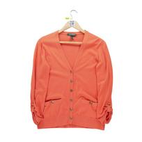 Women's Orange Cardigan Vest M oranžinė