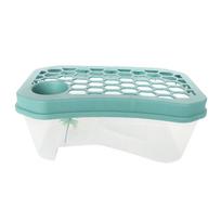 Reptile Vivarium Box Turtle Tortoise With Basking Area And Lid Water Turtle Tank Turtle Habitat Baby Turtle Tank For Reptiles