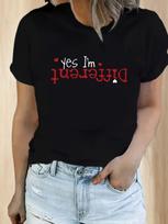 Yes I'm Different Graphic T-shirt XXXL