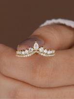 925 Silver Classic Water Drop Round Zircon Crown Ring For Women Engagement Wedding Luxury High Quality Fine Jewelry 6 auksinė