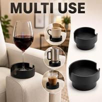 Expandable Sofa Cup Holder Adapter - Fits 3.6 or 4 Inch Stem, -Spill Design for Large Cups, Armrest Drink Holder for Home , Car, and S juoda
