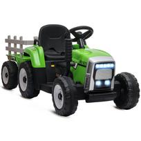 Electric Kids' Car, Kids' Tractor, incl. Parent Remote Control, max. Speed of 6 km/h, Green + Black 136.5 x 50 x 52.5 cm žalia