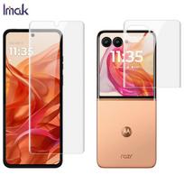Moto Razr 50 Ultra / Moto Razr+ 2024 stiklas IMAK hidrogelio plėvelė 4 kartos pagrindinis ekranas + antras ekranas 1 rinkinio pakuotė Moto Razr 50 Ultra
