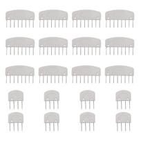 20Pcs Knit Blockers Pins Kit 4pin and 8pin Knit Blocking Combs for Blocking Knitting Crochet Sewing gray