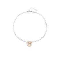 Bohemian Styles Shell Necklace Fashion Statement Necklace Beads Necklace Alloy Texture Suitable for Fashion Ladies Woman