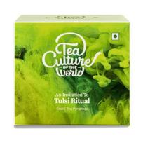 Tea Culture of The World Holy Basil Tea - Tulsi Teabags|Tulsi Green Tea Antioxidant Rich|Detoxification , 16 Count - 32 Gram 32GM