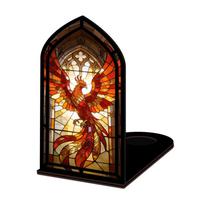 Gothic Arch Design Book Nook Acrylic Tabletop Holder Creative Candle Holder  Living Room 3