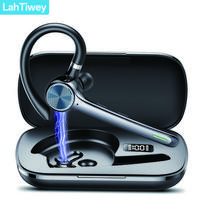 Bluetooth Headset with AI Noise Cancellation Mic and Mute Button,Bluetooth 5.3 Wireless Earpiece for Driving/Business/Office juoda